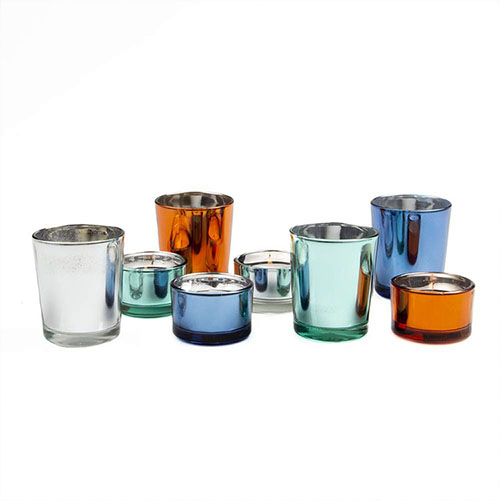 China supplier 120ml transparent glass candle holder wholesale glass candle jar