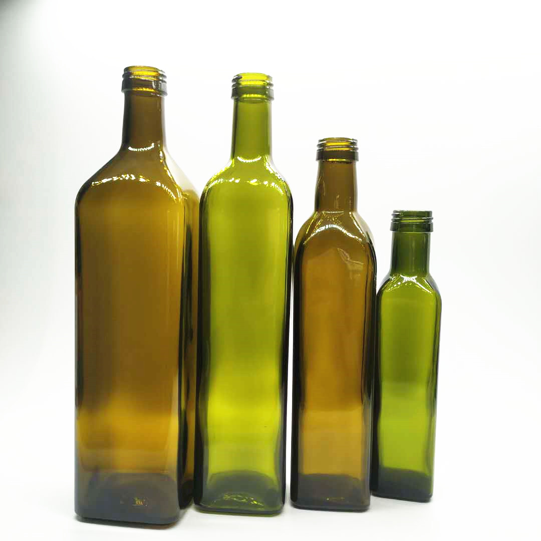 250ml 750ml 500ml 1000ml factory direct olive oil bottle with lid glass bottles