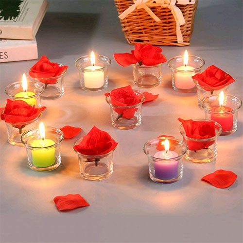 Factory direct sale high quality candle jar home decoration transparent candle cup