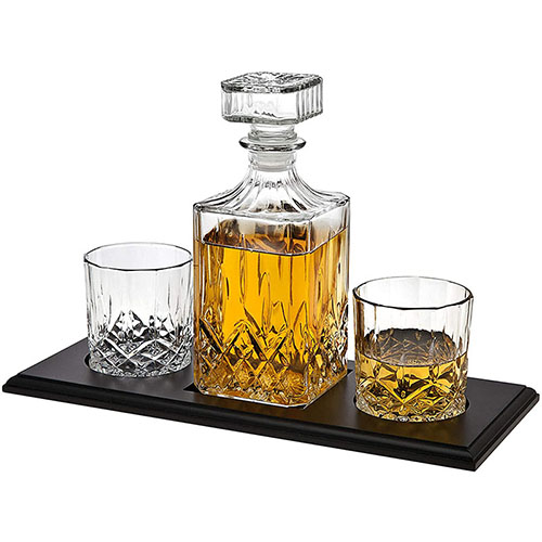 800ml NEW Style whiskey glass bottle and tumbler set